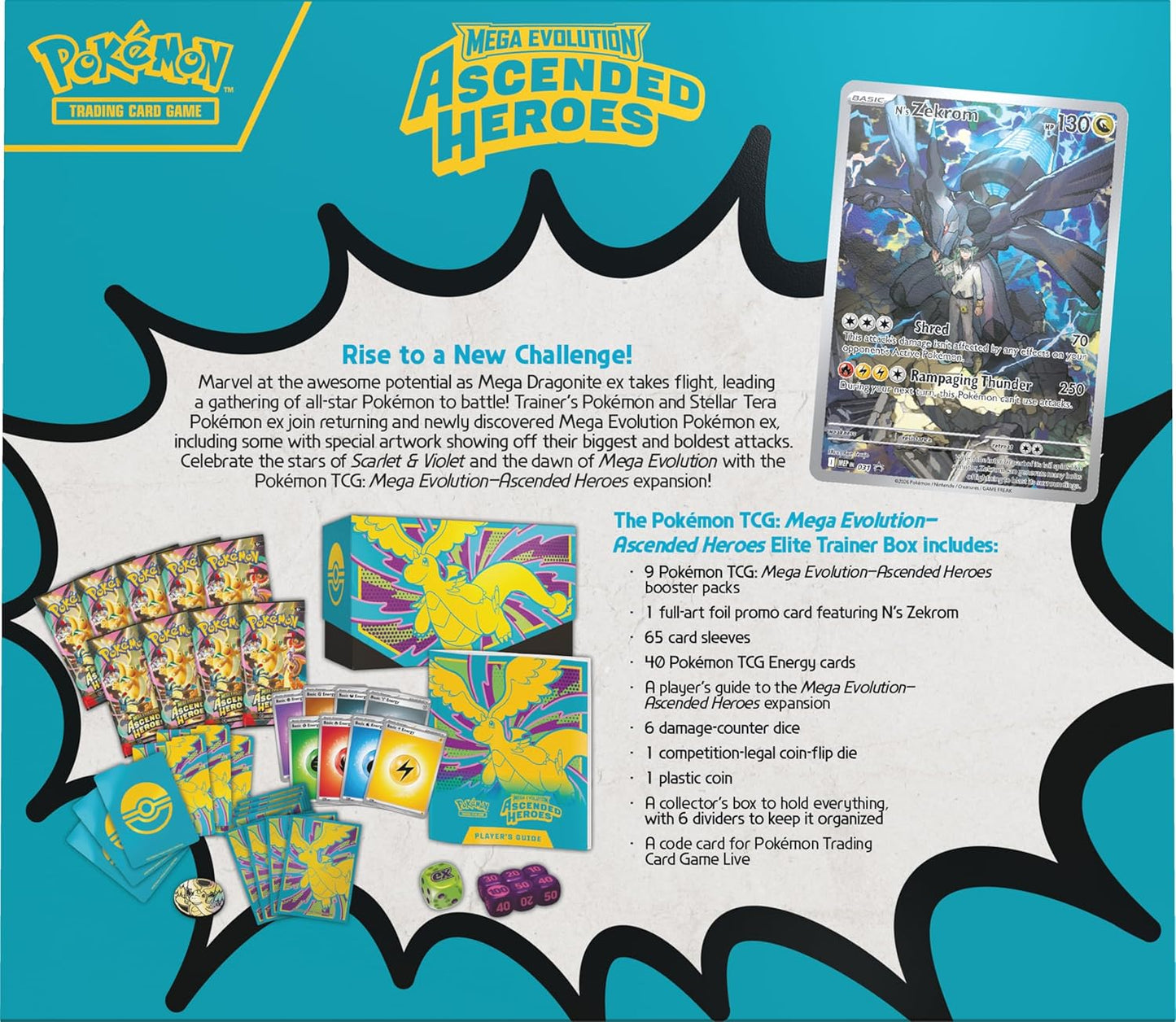 Pokémon TCG Mega Evolution Ascended Heroes Elite Trainer Box