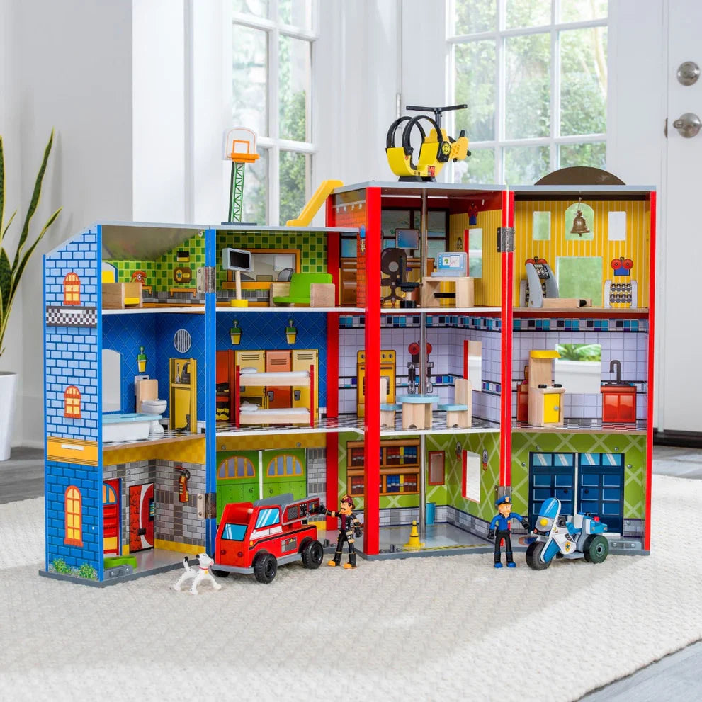 KidKraft Everyday Heroes Wooden Playset image 0