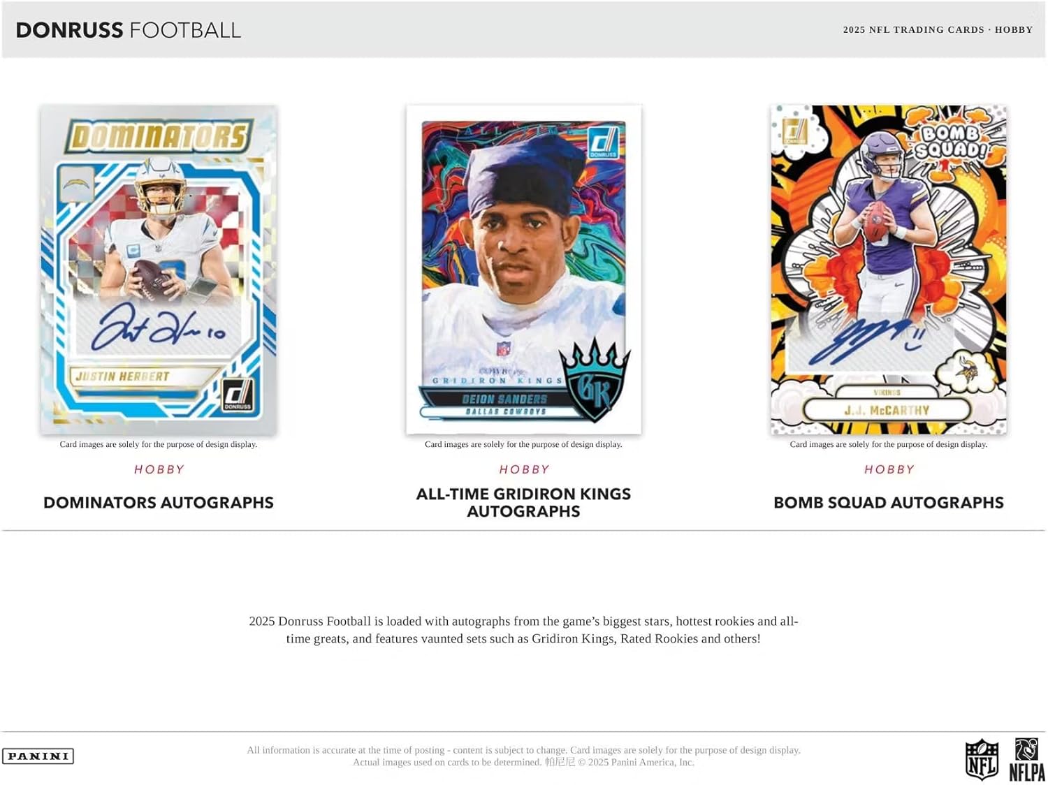 Panini 2025 Donruss Football Hobby Box image 3