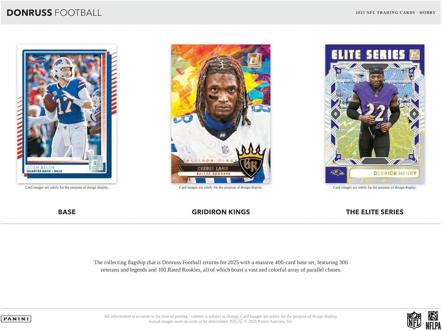 Panini 2025 Donruss Football Hobby Box image 2
