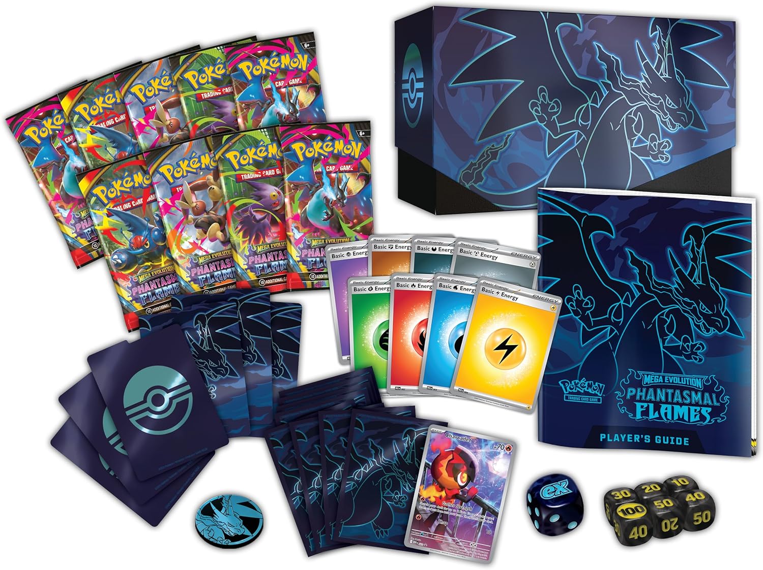 Pokémon TCG: Mega Evolution Phantasmal Flames Elite Trainer Box image 2