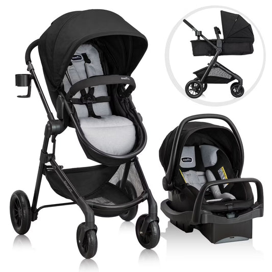 Evenflo Pivot Modular Travel System with LiteMax Infant Car Seat image 0