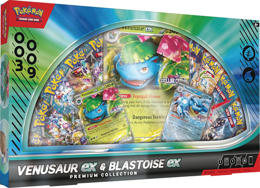 Pokémon TCG: Venusaur ex & Blastoise ex Premium Collection image 0