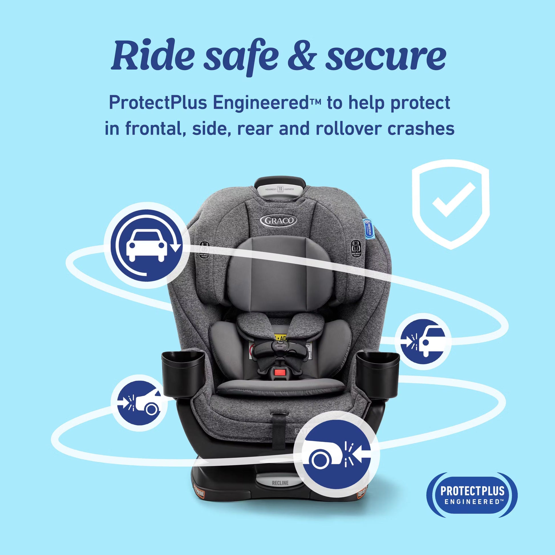 Graco Extend2Fit 3-in-1 Convertible Car Seat image 1