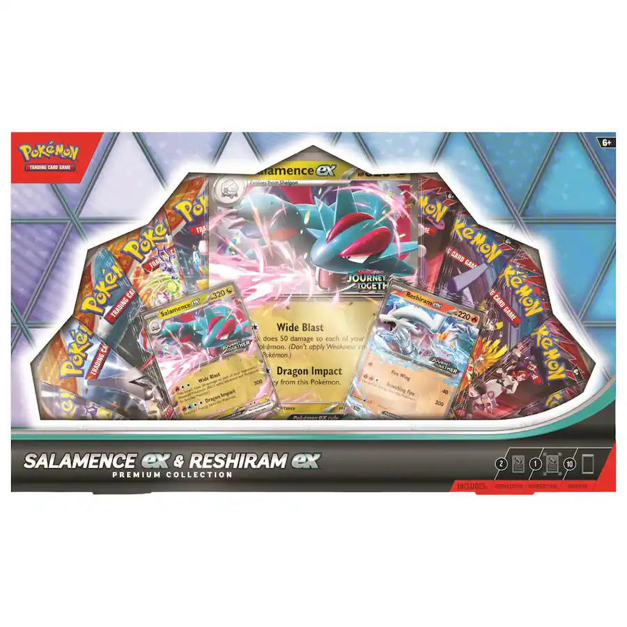 Pokémon TCG Salamence ex & Reshiram ex Premium Collection Box image 1