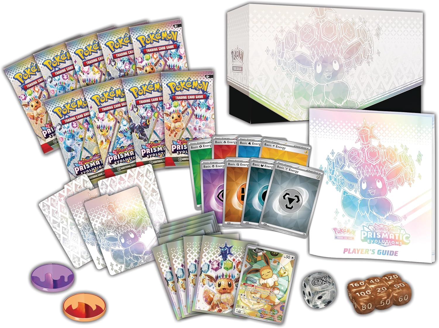 Pokémon Scarlet & Violet Prismatic Evolutions Elite Trainer Box image 3