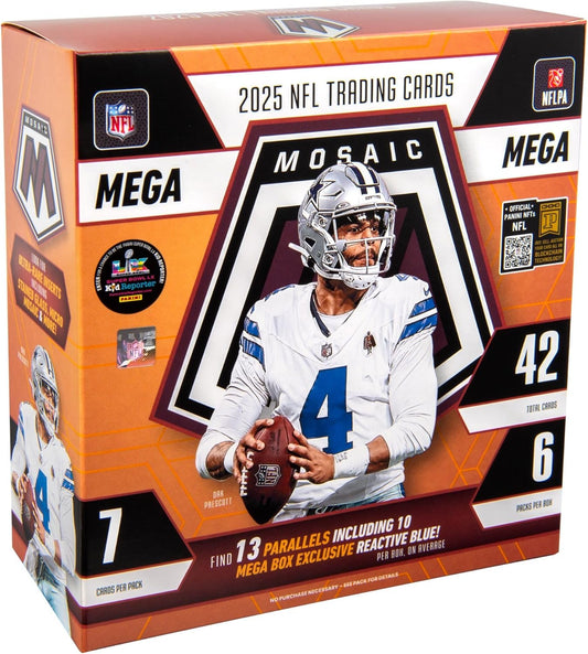 Panini 2025 Mosaic Football Mega Box image 0