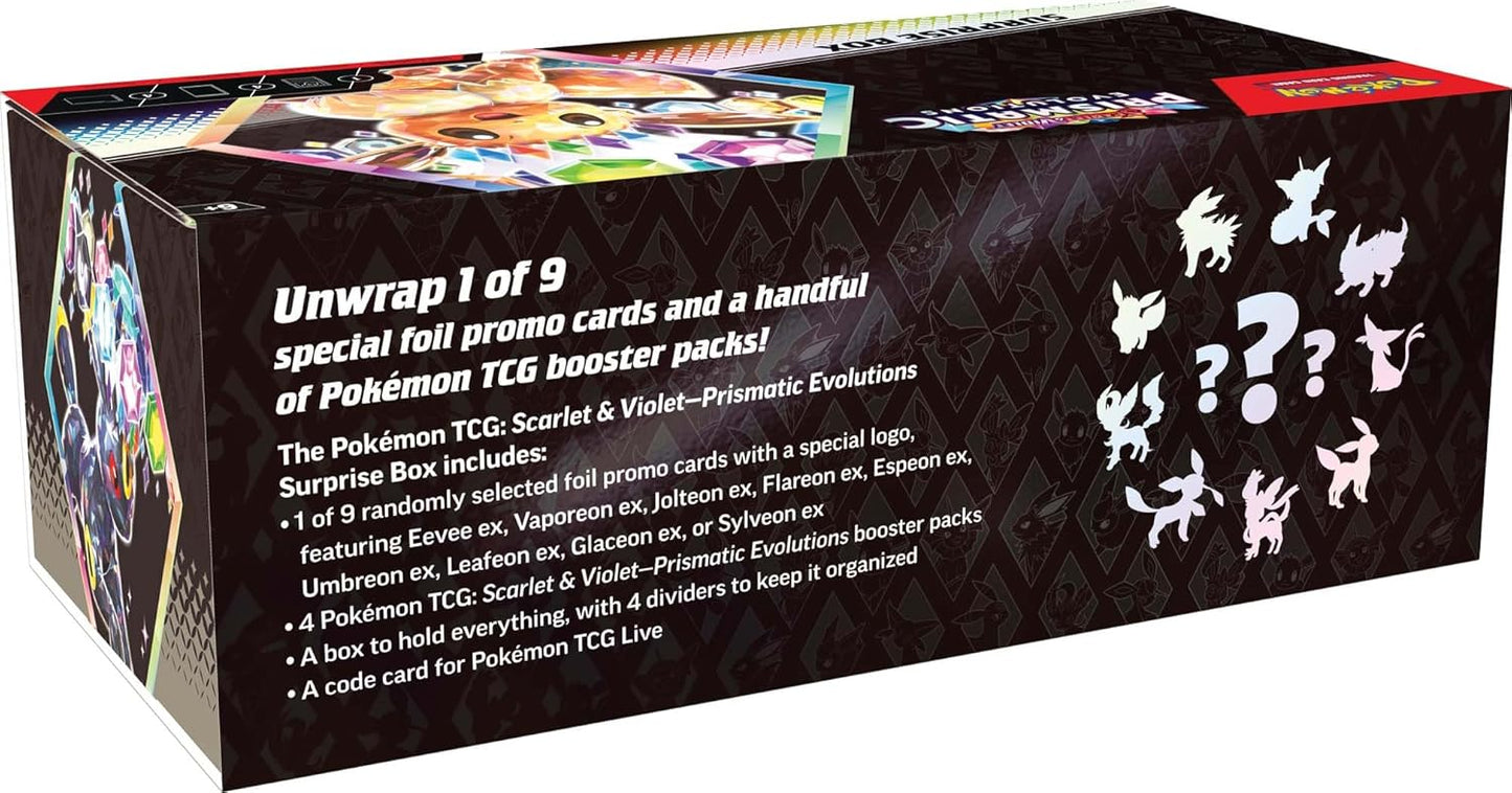 Pokémon TCG Scarlet & Violet 8.5 Prismatic Evolutions Surprise Box image 2