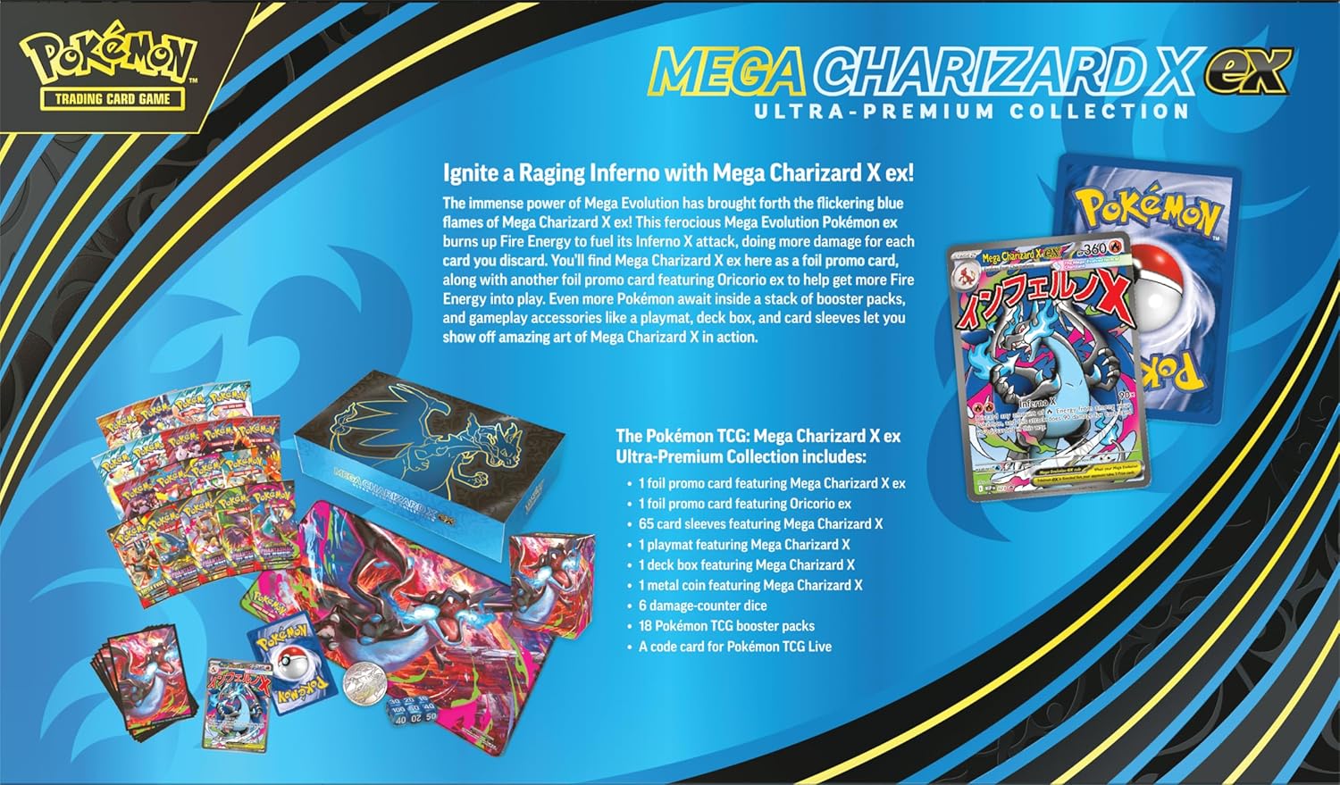Pokémon TCG: Mega Charizard X ex Ultra-Premium Collection image 2