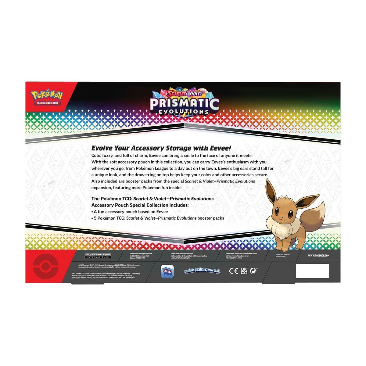 Pokémon Prismatic Evolutions Accessory Pouch Special Collection image 4
