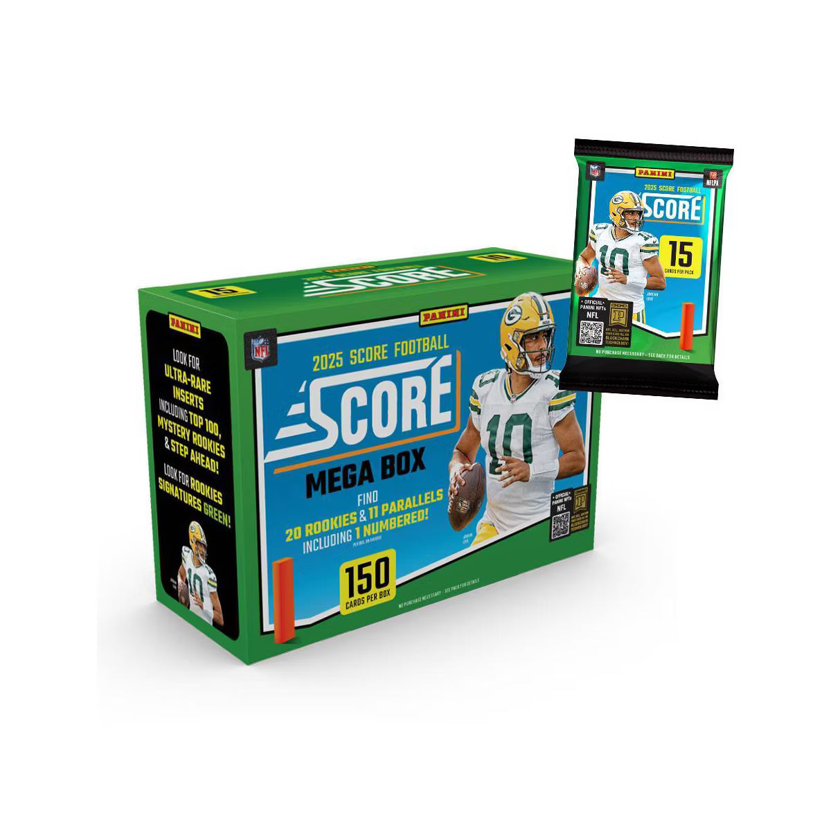 Panini 2025 NFL Score Football Trading Card Mega Box image 1