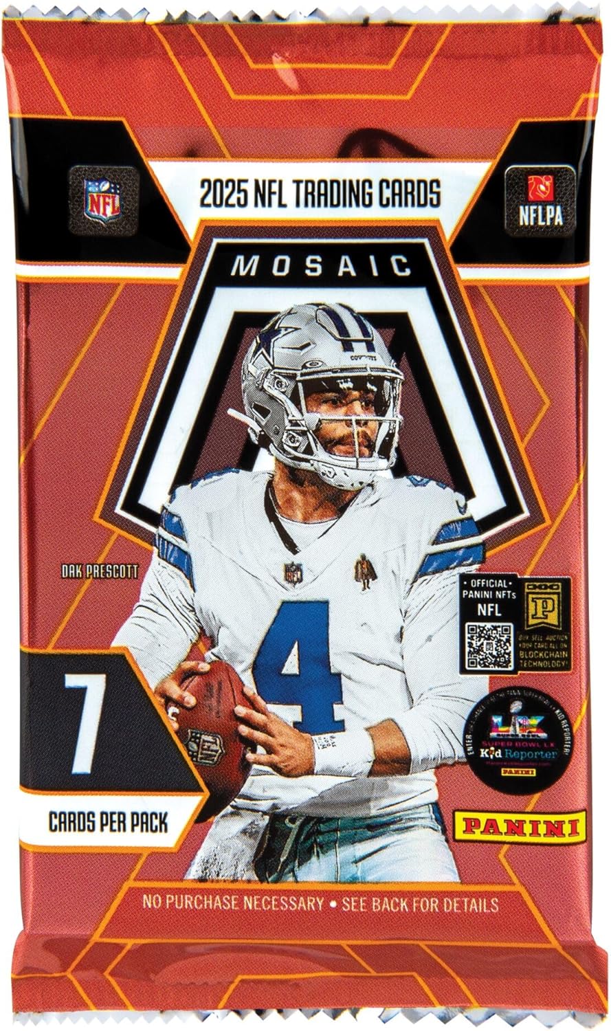 Panini 2025 Mosaic Football Mega Box image 2
