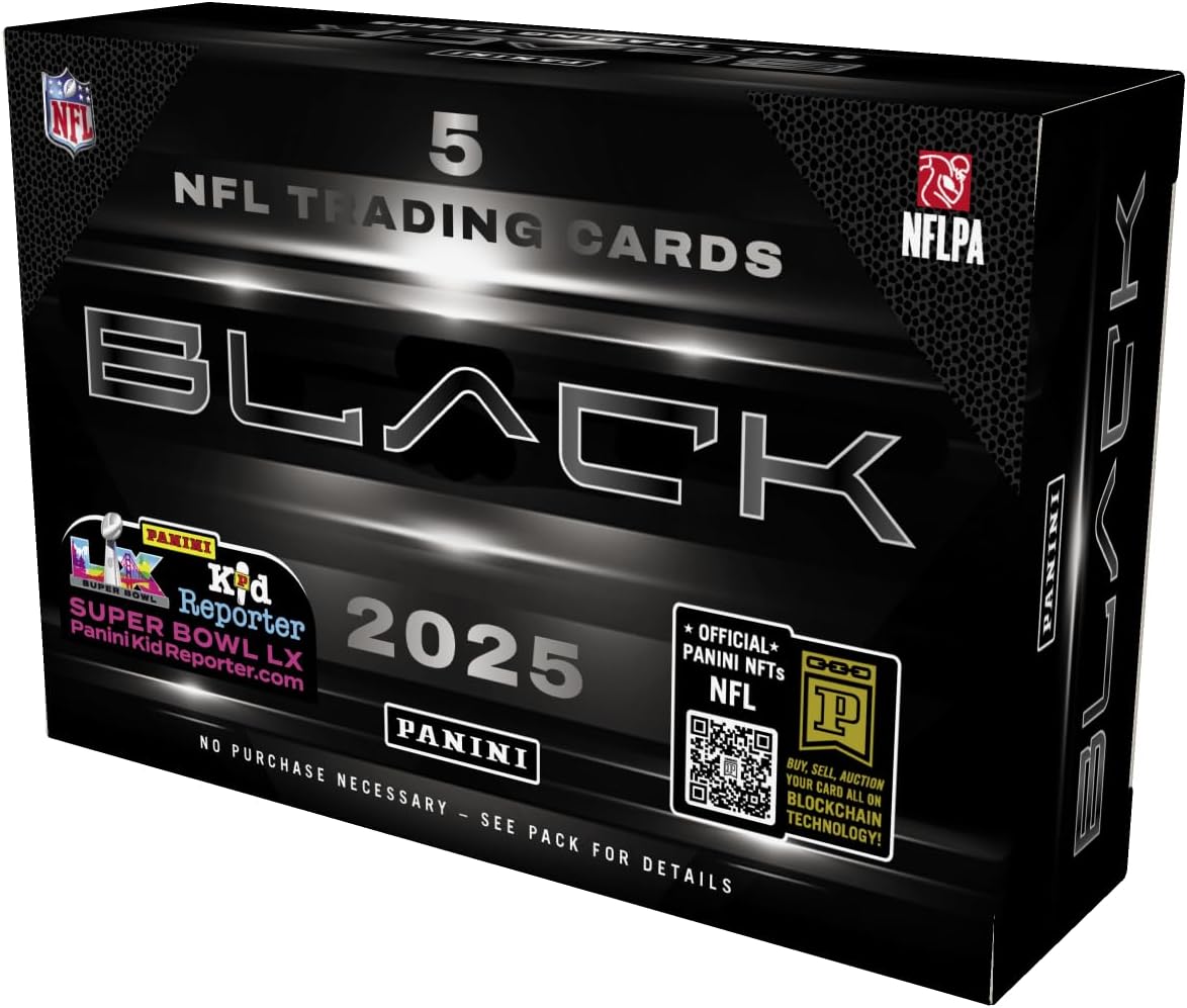 Panini 2025 Black Football Hobby Box image 0