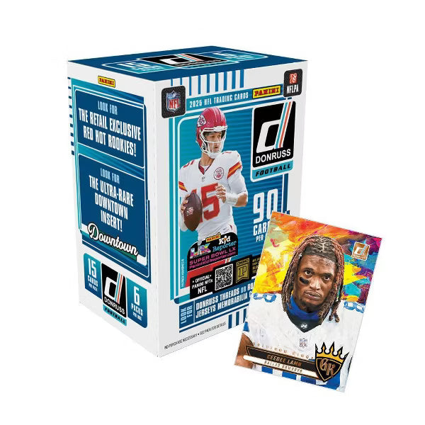Panini 2025 NFL Donruss Football Trading Card Blaster Box image 1